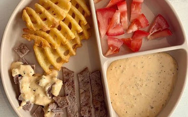 Varför ska man använda en tredelad tallrik för sitt barn?