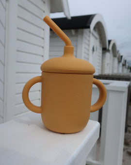 Muggen MATILDA med 2 sugrör i silikon