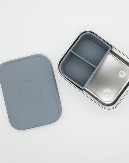 Matlådan ULRIK - En lunchbox i rostfritt stål med silikonlock