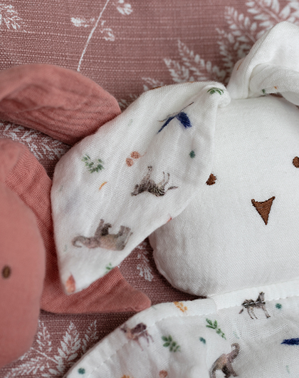 Snuttefilten KANIN i muslin