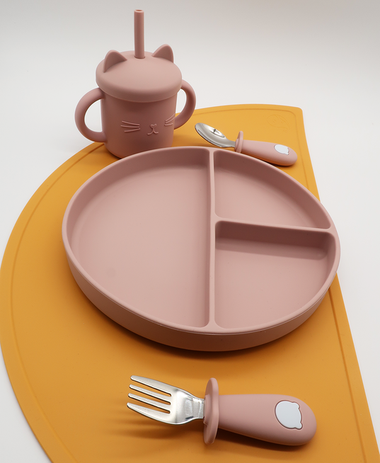 Tallriken ERIK i silikon med sugpropp