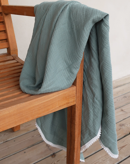 Bomullsfilten WILLIAM i ekologisk bomull - Filtar från [store] by WHALLY - Filtar